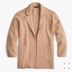 J.Crew Sophie Open-Front Sweater Blazer